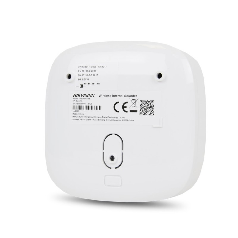 Бездротова внутрішня сирена Hikvision DS-PS1-I-WE-Blue AX PRO