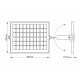 LED-прожектор автономний сенсорний VIDEX 10W 5000K 3.2V 25742 (VL-FSO-205) з датчиком руху
