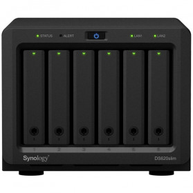 Система зберігання даних SYNOLOGY DS620SLIM з 6 відсіками для дисків, 2GB RAM, настільне виконання