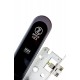 Електронний RFID замок для готелів та хостелів SEVEN LOCK SL-7737S black