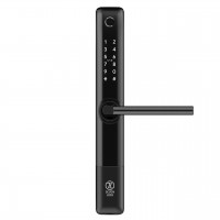 Розумний дверний біометричний замок SEVEN LOCK SL-7762BF black