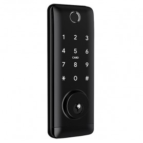 Розумний дверний біометричний замок SEVEN LOCK SL-7764BF black