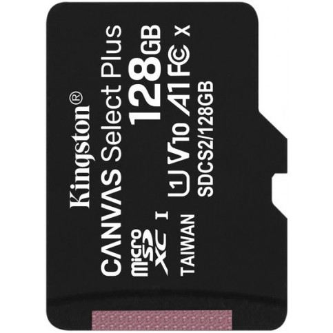 Карта пам'яті microSDXC Kingston Canvas Select Plus 128 GB Class 10 А1 UHS-1