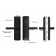 Розумний дверний біометричний замок SEVEN LOCK SL-7767BFW black