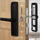 Розумний дверний біометричний замок SEVEN LOCK SL-7767BFW black