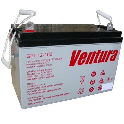 Акумуляторна батарея 12В/100Аг Ventura GPL 12-100