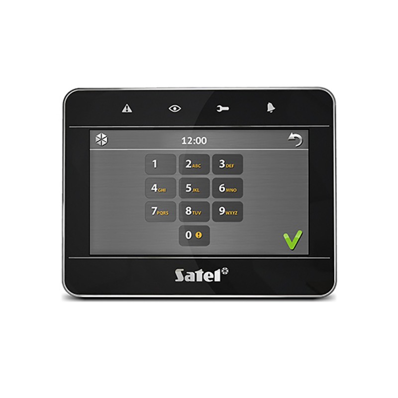 Клавиатура с сенсорным дисплеем Satel INT-TSG-BSB