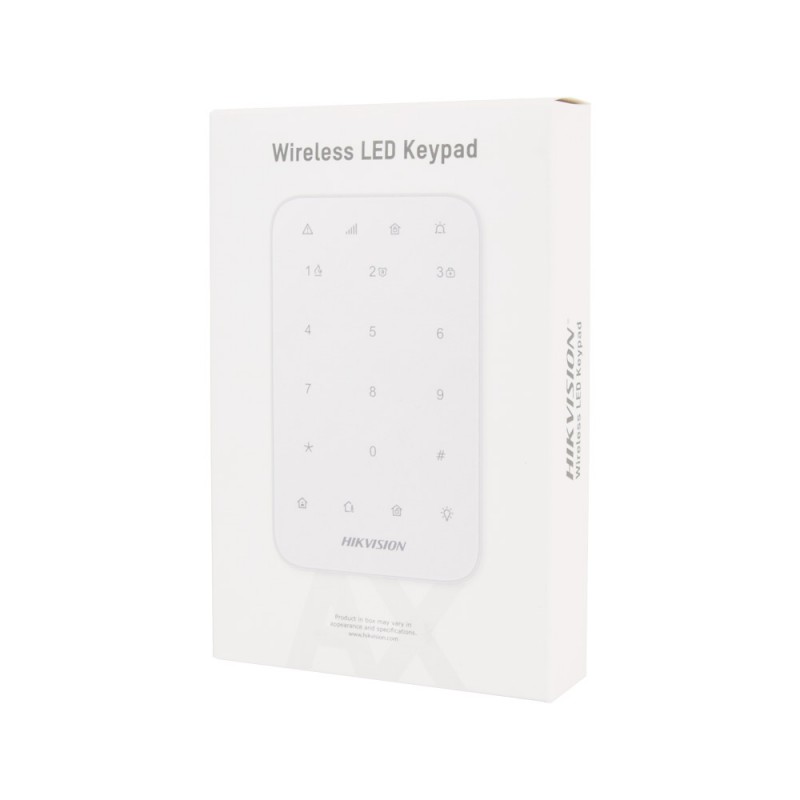 Бездротова LED-клавіатура Hikvision DS-PK1-E-WE AX PRO
