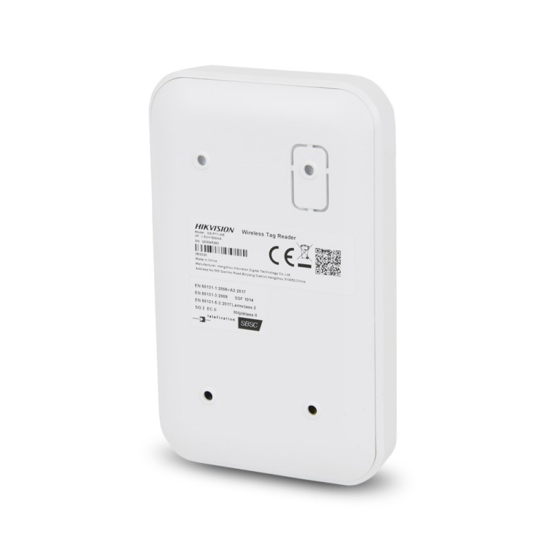 Бездротовий зчитувач карт Mifare Hikvision DS-PT1-WE AX PRO