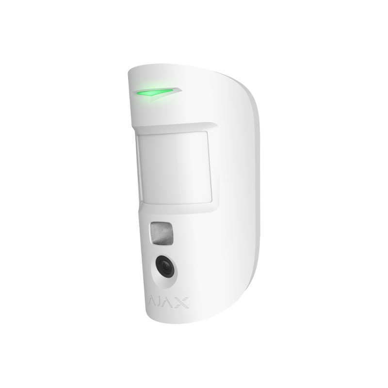 Комплект бездротової сигналізації Ajax StarterKit Cam Plus white + FirePtotect Plus white