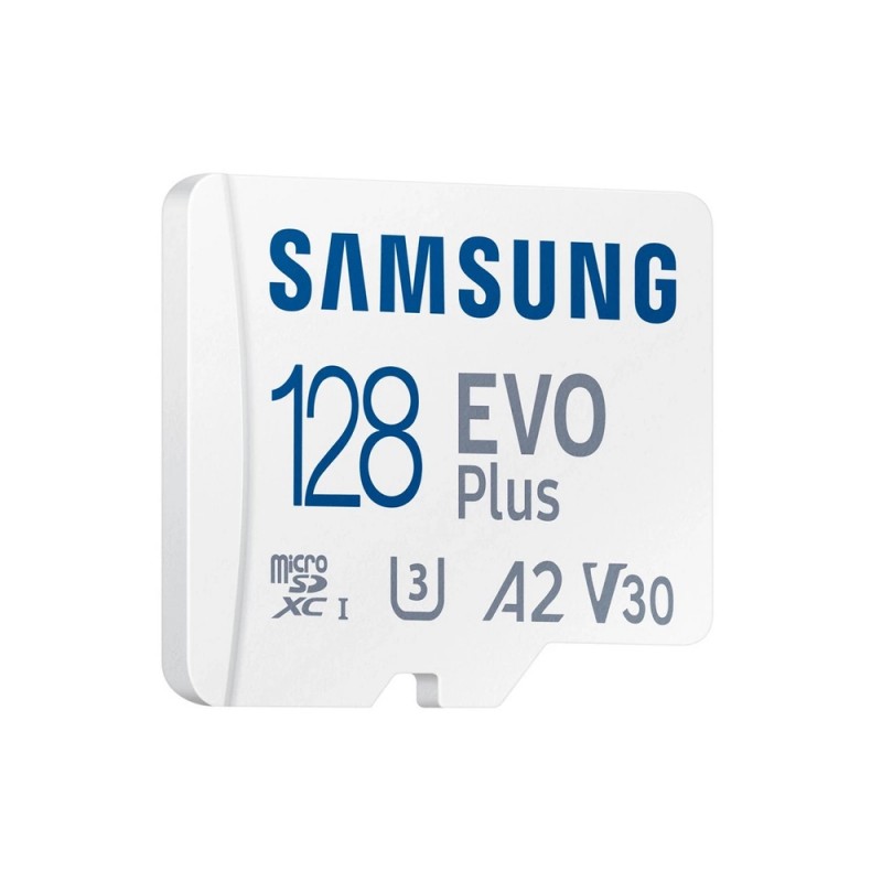 Карта пам'яті Samsung Evo Plus microSDXC 128GB UHS-I U3 V30 A2 + SD адаптер (MB-MC128KA/EU)