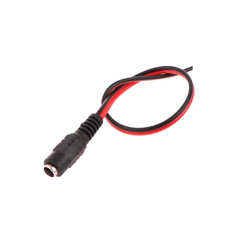 Роз'єм живлення (мама, female) Power jack 2.1*5.5mm з дротом 20 см