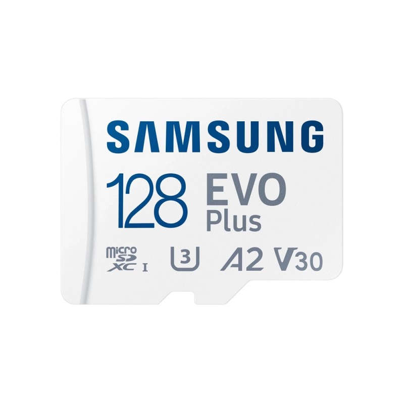 Карта пам'яті Samsung Evo Plus microSDXC 128GB UHS-I U3 V30 A2 + SD адаптер (MB-MC128KA/EU)