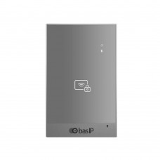 Зчитувач з контролером Bas-IP CR-02BD silver з технологією UKEY