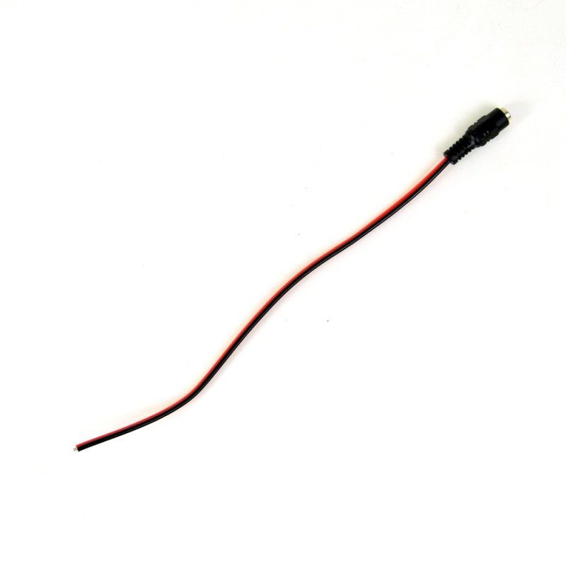 Роз'єм живлення (мама, female) Power jack 2.1*5.5mm з дротом 20 см