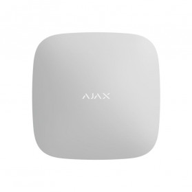 Інтелектуальна централь Ajax Hub 2 Plus (8EU/ECG) UA white з підтримкою 2 SIM-карт, LTE і Wi-Fi, підтримкою датчиків з фотофіксацією тривог