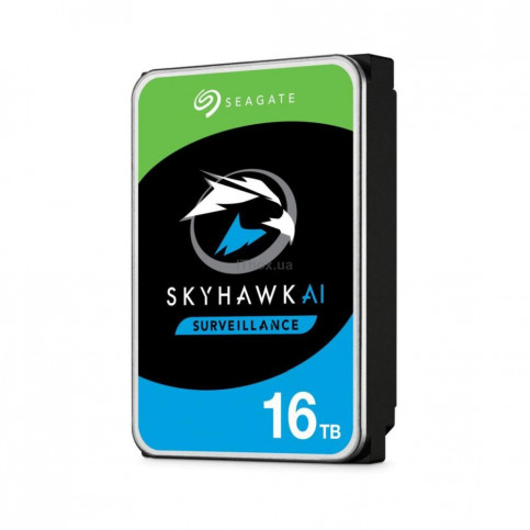 Жорсткий диск 16TB Seagate SkyHawk AI ST16000VE002 для відеоспостереження