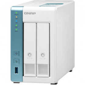 Система зберігання даних QNAP TS-231P3-2G з 2 відсіками для дисків, 2GB RAM, настільне виконання