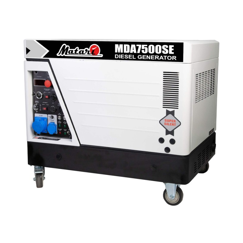 Дизельний генератор MATARI MDA7500SE максимальна потужність 7.5 кВт