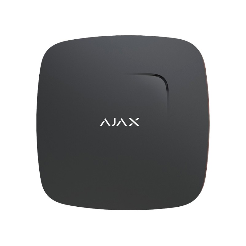 Комплект бездротової сигналізації Ajax StarterKit Cam Plus black + FirePtotect Plus black