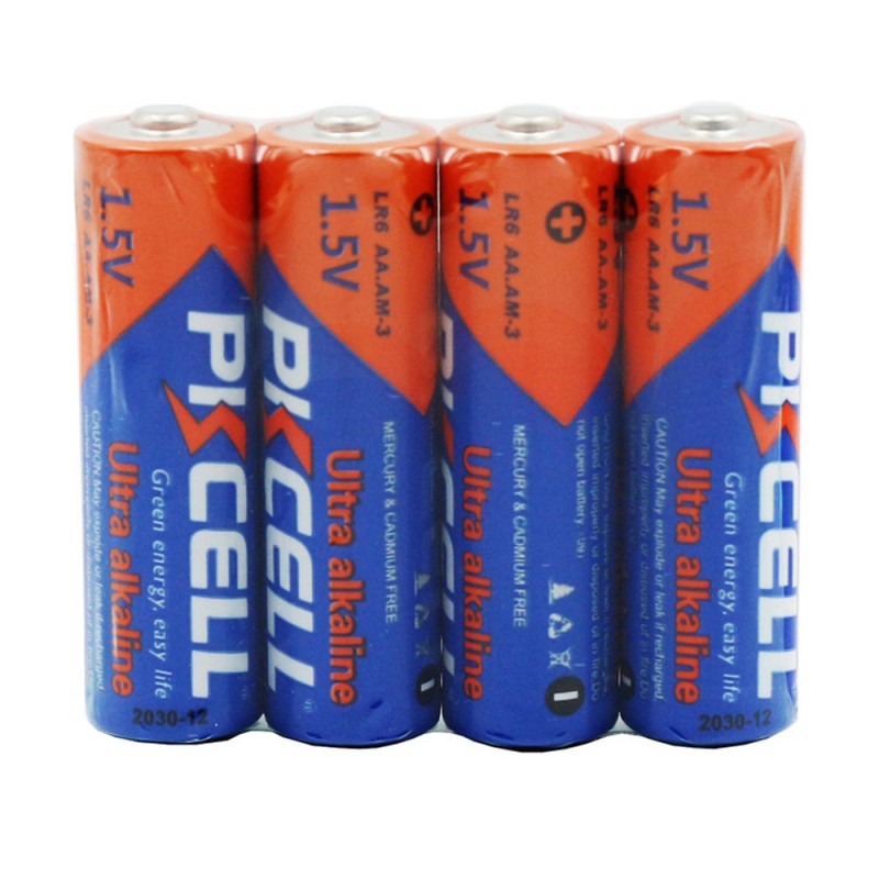 Батарейка PKCELL Ultra Alkaline AA LR6 1.5V,4 шт/плівка