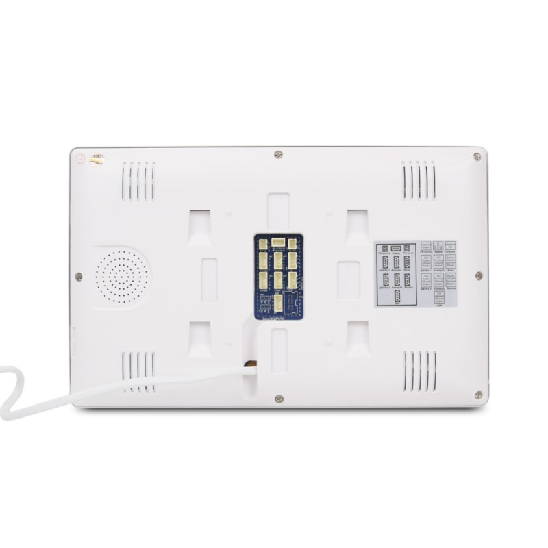 Відеодомофон 10" BCOM BD-1070FHD White + Відеопанель Tantos Triniti FHD