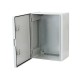 Щит ERKA 025 500 x 600 x 230 мм з монтажною панеллю і опаловими дверцятами