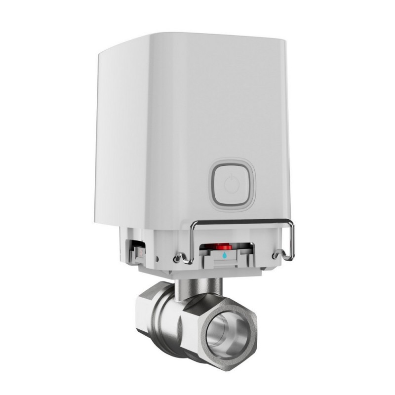 Комплект сигналізації та захисту від потопу Ajax StarterKit 2 white + Ajax WaterStop 1/2" white + у подарунок датчик затоплення Ajax LeaksProtect white