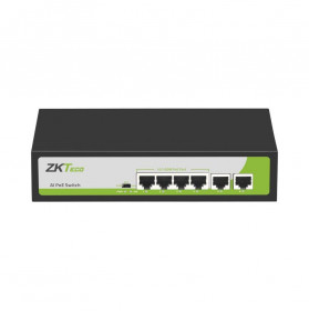 PoE-комутатор ZKTeco ZK-PoE42N-55W з 4 портами PoE