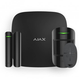 Комплект бездротової сигналізації Ajax StarterKit Plus black з підтримкою Wi-Fi і 2 SIM-карт