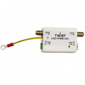 Грозозахист на коаксіал F-F Twist-LGC+PWR12V