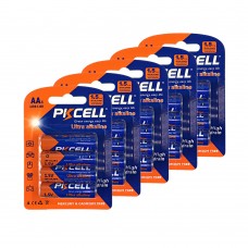 Комплект из 20 батареек PKCELL Ultra Alkaline AA LR6 1.5V по 4шт./блистер
