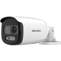 HD-TVI відеокамера 2 Мп Hikvision DS-2CE12DFT-PIRXOF (3.6 мм) ColorVu з PIR датчиком і сиреною для системи відеоспостереження