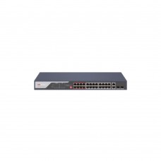 Некерований PoE-комутатор Hikvision DS-3E0326P-E(C) з 24 портами PoE