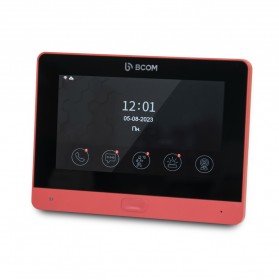 Wi-Fi відеодомофон 7" BCOM BD-760FHD/T Red з підтримкою Tuya Smart