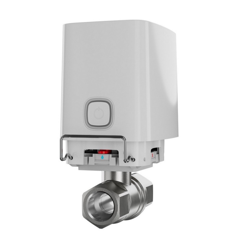 Комплект сигналізації та захисту від потопу Ajax StarterKit 2 white + Ajax WaterStop 1" white + у подарунок датчик затоплення Ajax LeaksProtect white