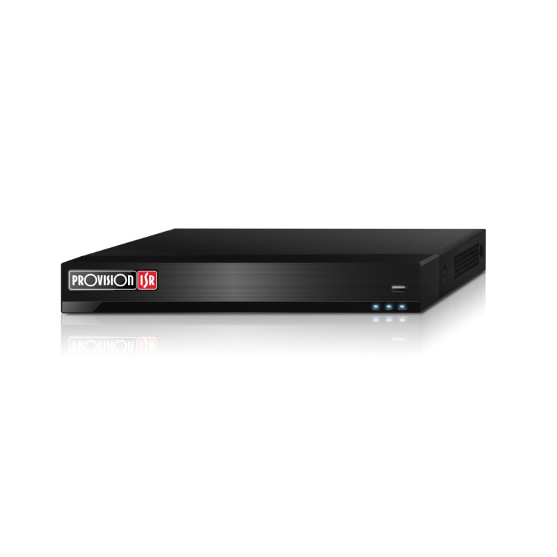 IP-відеореєстратор 8-канальний Provision-ISR NVR12-8200FAN з розпізнаванням облич для систем відеоспостереження
