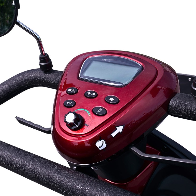 Электроскутер SPRITE-2 (SCE-340-2) red 500W 48V 20Ah для пожилых людей и людей с ограниченными возможностями
