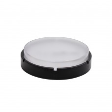 Светильник ERKA 1065D.i LED-Вlack с датчиком движения 12 W 6000K круглый черный/прозрачный Е27 IP 65