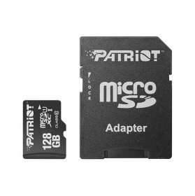 Карта пам`ятi MicroSDXC 128GB UHS-I Class 10 Patriot LX + SD-adapter (PSF128GMCSDXC10)