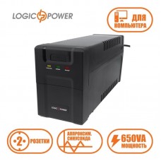 Источник бесперебойного питания LogicPower LP U650VA-P 650ВА / 390Вт линейно-интерактивный