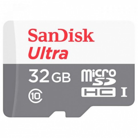 Карта пам'яті SanDisk Ultra Android microSDHC 32GB 80MB/s C10 SDSQUNS-032G-GN3MN