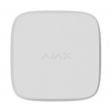 Бездротовий пожежний датчик Ajax FireProtect 2 RB white з сенсором температури зі змінними батареями