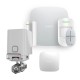 Комплект сигналізації та захисту від потопу Ajax StarterKit 2 white + Ajax WaterStop 3/4" white + у подарунок датчик затоплення Ajax LeaksProtect white
