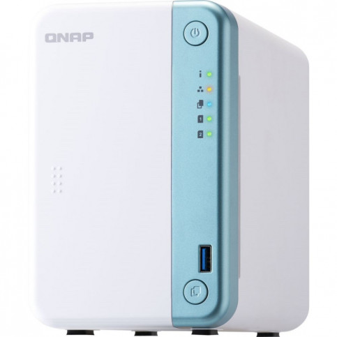 Система зберігання даних QNAP TS-251D-4G з 2 відсіками для дисків, 4GB RAM, настільне виконання