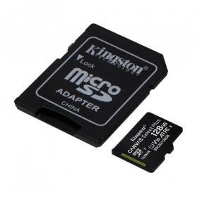 Карта пам'яті microSDXC Kingston 128GB Canvas Select Plus Class 10 UHS-I + SD-адаптер (SDCS2/128GB)