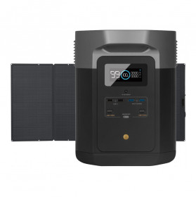 Комплект EcoFlow DELTA Max (2000) + 400W Solar Panel зарядна станція та сонячна панель