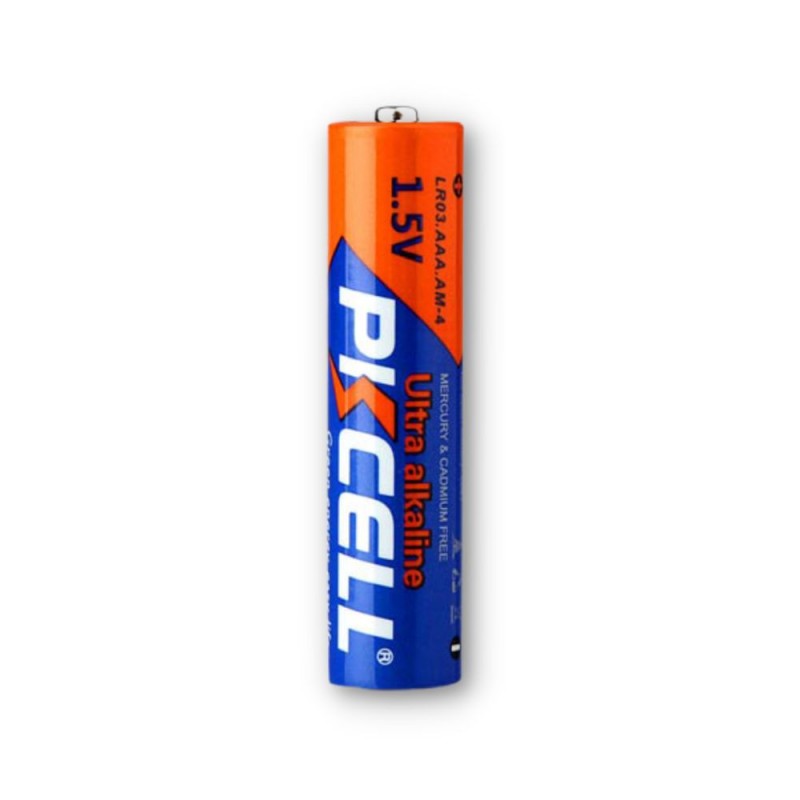 Комплект из 20 батареек PKCELL Ultra Alkaline AAA LR03 1.5V по 4шт./блистер
