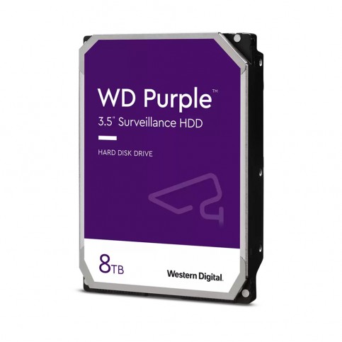 Жорсткий диск 8TB Western Digital Purple WD85PURZ для відеоспостереження НАЛ