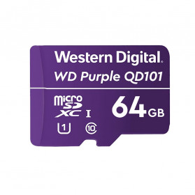 Картка пам'яті Western Digital MICRO SDXC 64GB UHS-I WDD064G1P0C WDC спеціалізована для відеоспостереження